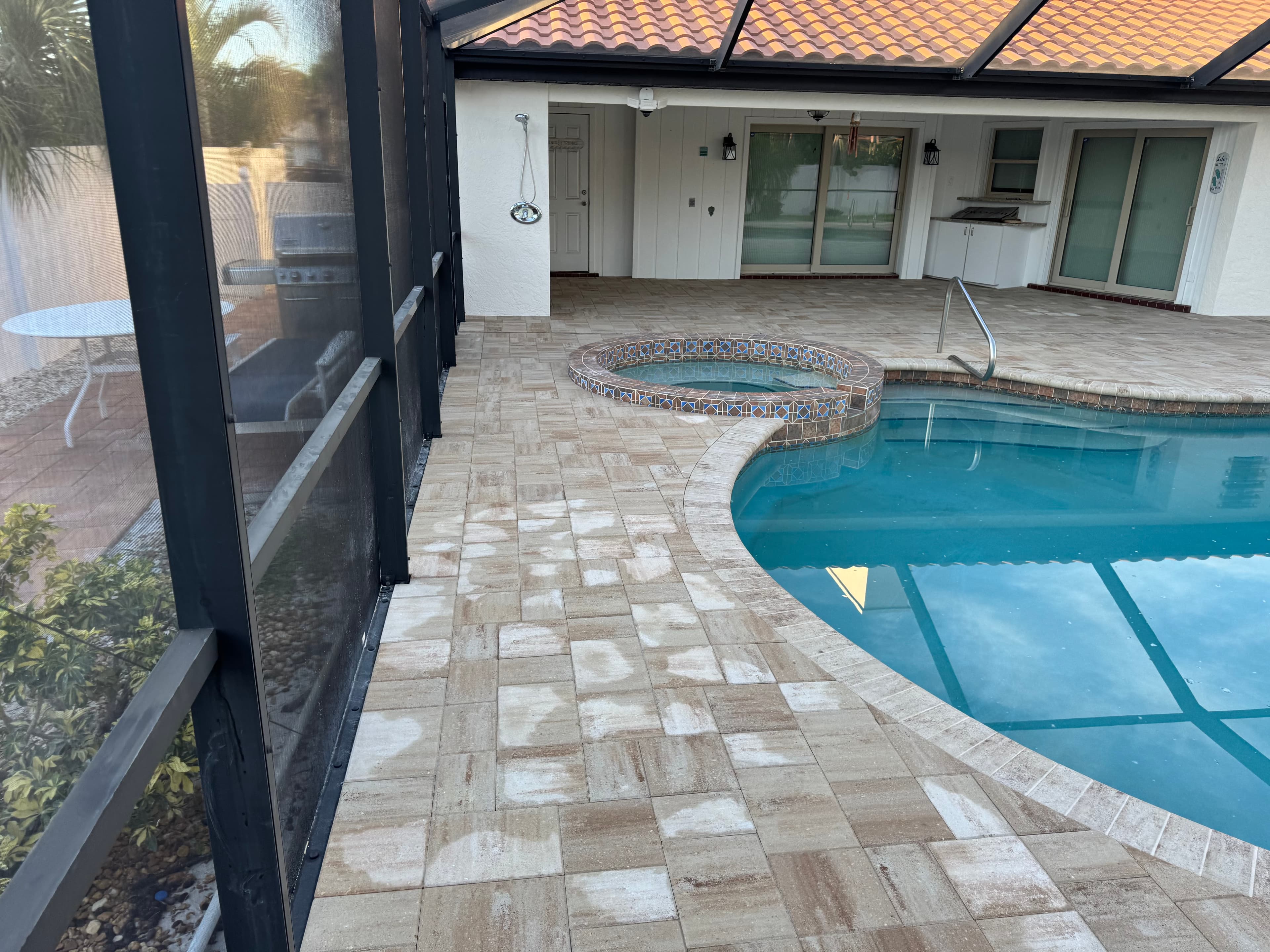 Complete backyard patio