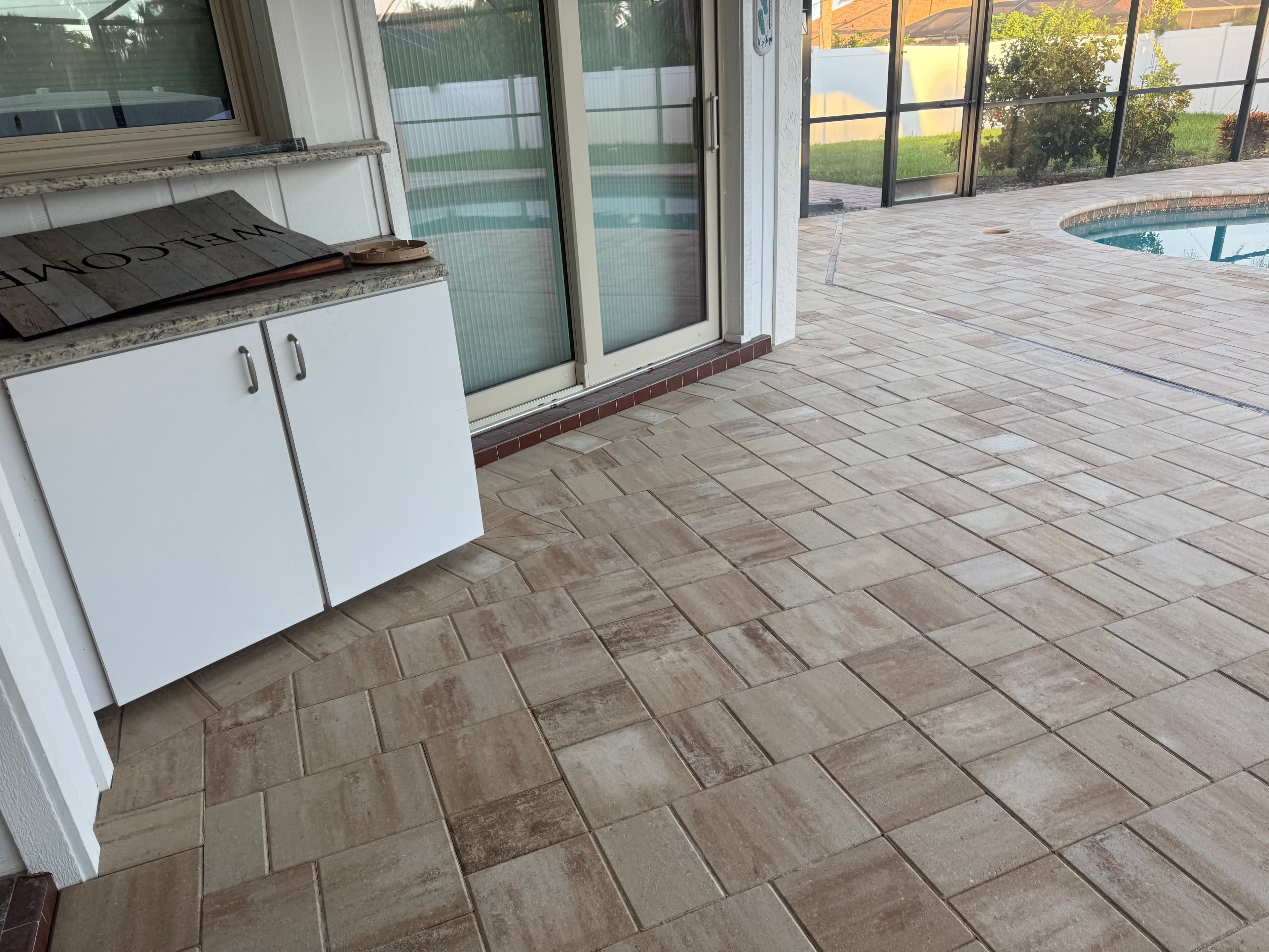 Luxury patio features